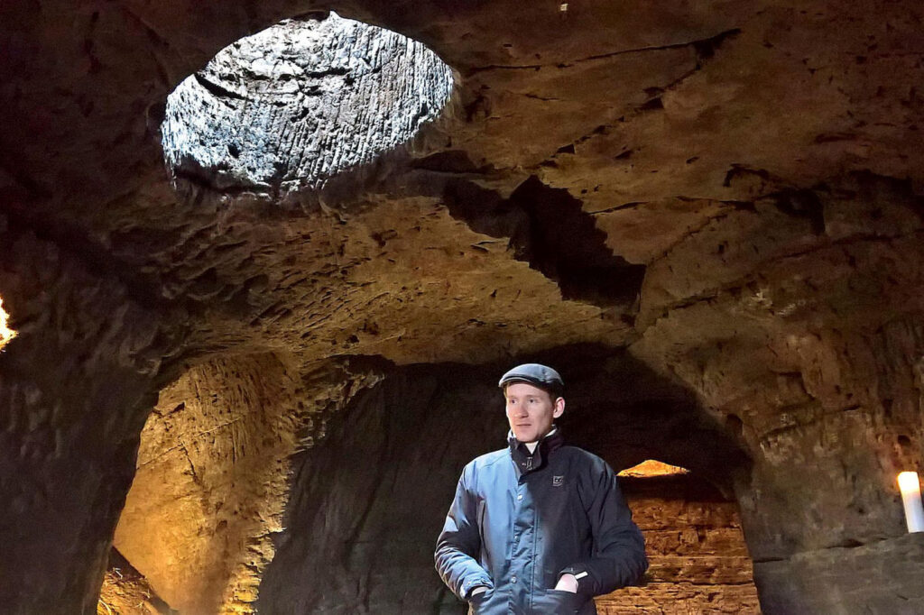Sell the mystery behind the caves
