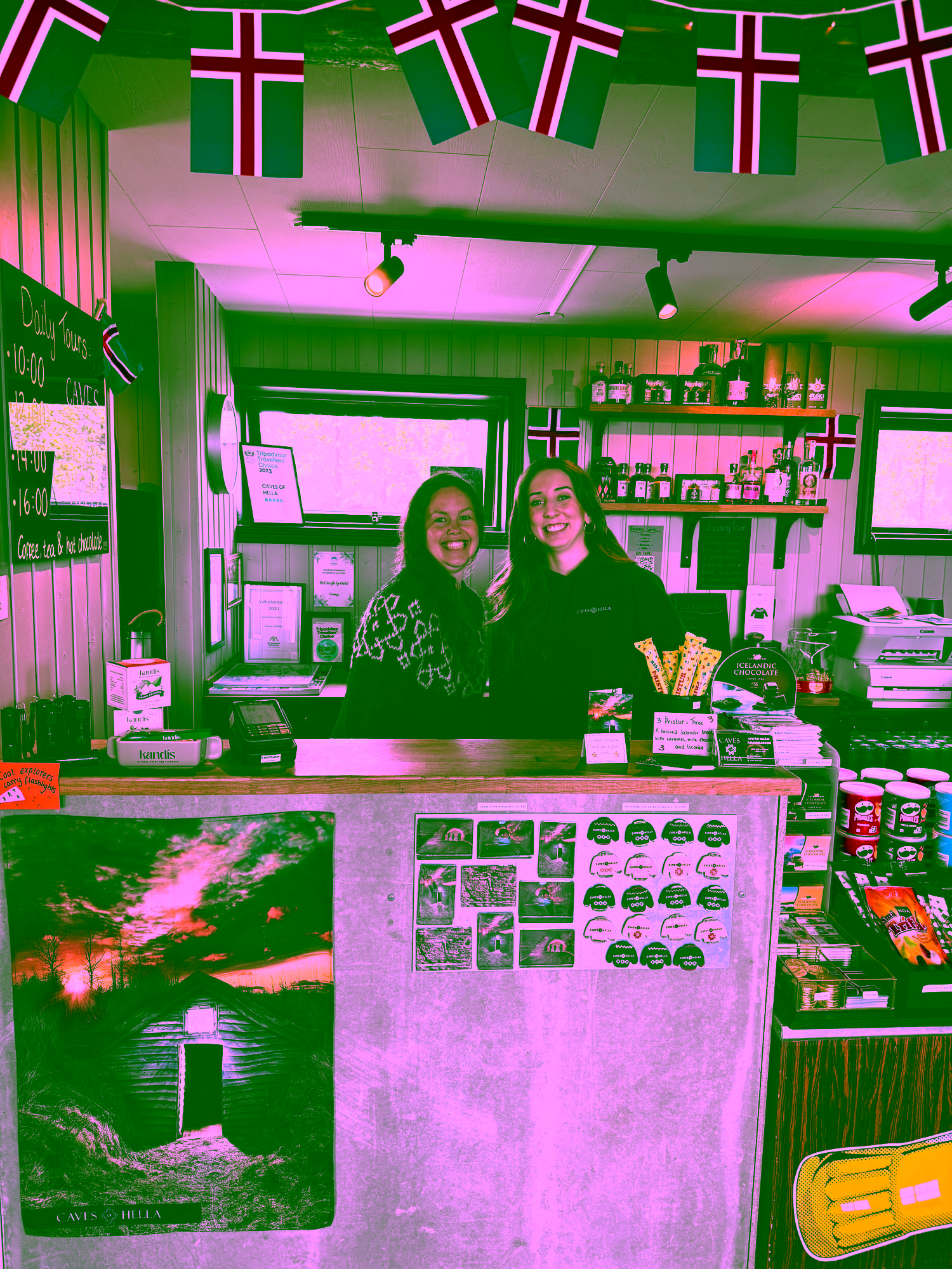 The staff at Caves of Hella celebrating June 17